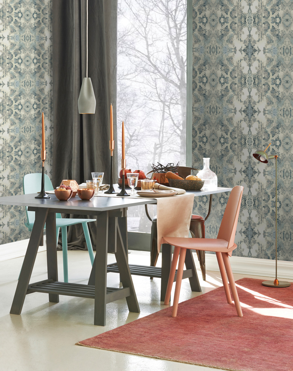 Tapet inner beauty, mist, york wallcoverings, 5.6mp / rola 